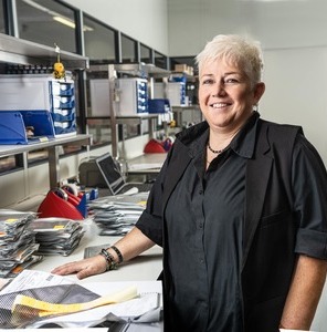 Rita Müller, Shipping at GS Swiss PCB.