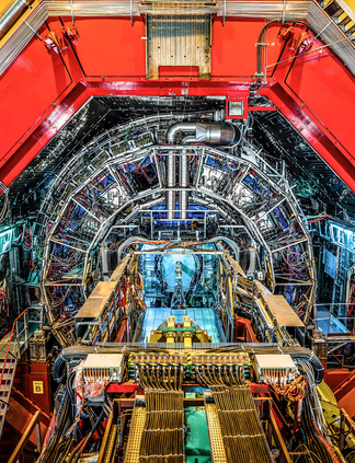 Alice detector of Large Hadron Collider at CERN.