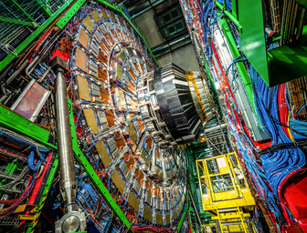 CMS detector of Large Hadron Collider at CERN.